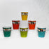 Tribal Art Tea Glasses (Set of 6) - The Earth Store - Tea Glasses
